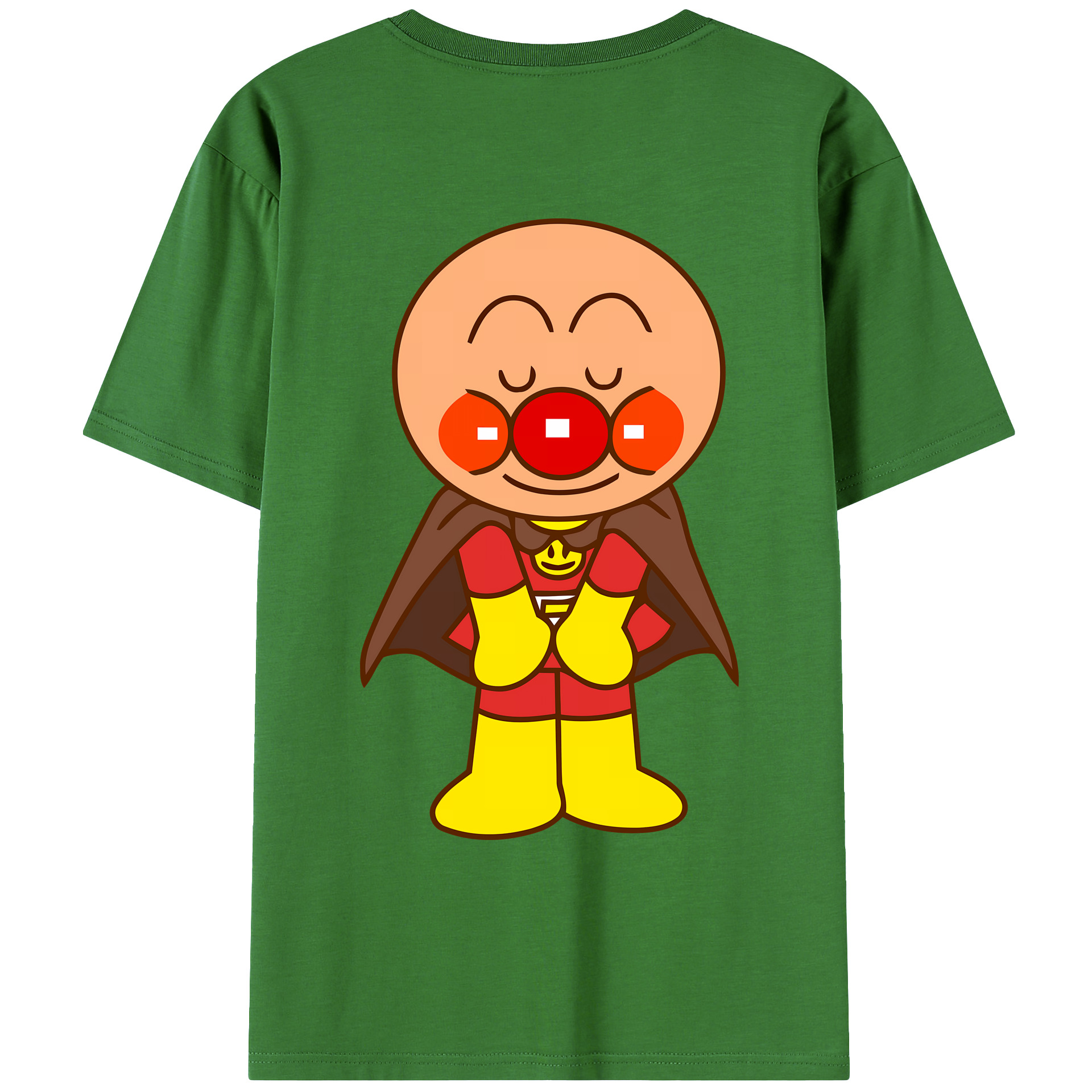 （画像用） アンパンマン Anpanman レディース半袖Tシャツ(バックプリント)